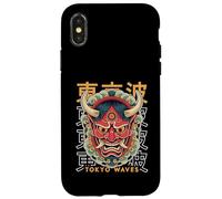 Japon Devil Hannya Masque Japonais Oni Yokai Oni Coque pour iPhone X/XS