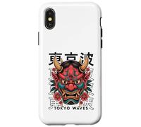Japon Devil Hannya Masque Japonais Oni Yokai Oni Coque pour iPhone X/XS