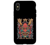 Japon Devil Hannya Masque Japonais Oni Yokai Oni Coque pour iPhone X/XS