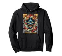 Japon Devil Hannya Masque Japonais Oni Yokai Oni Sweat à Capuche