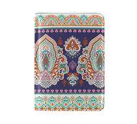Japon Fleur Style Vintage Détenteur d'un Passeport Titulaire Etui en Cuir Véritable Couverture de Passeport pour Voyage Hommes Femmes