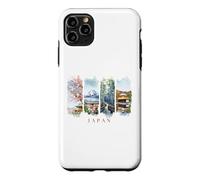Japon Fleurs de Cerisier, pagodes et Fuji - Vacances Japon Coque pour iPhone 11 Pro Max