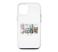 Japon Fleurs de Cerisier, pagodes et Fuji - Vacances Japon Coque pour iPhone 12/12 Pro