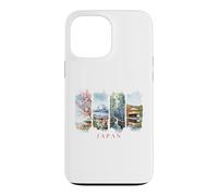 Japon Fleurs de Cerisier, pagodes et Fuji - Vacances Japon Coque pour iPhone 13 Pro Max