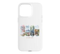 Japon Fleurs de Cerisier, pagodes et Fuji - Vacances Japon Coque pour iPhone 15 Pro Max