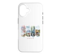 Japon Fleurs de Cerisier, pagodes et Fuji - Vacances Japon Coque pour iPhone 16