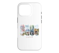Japon Fleurs de Cerisier, pagodes et Fuji - Vacances Japon Coque pour iPhone 16 Pro