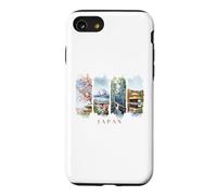Japon Fleurs de Cerisier, pagodes et Fuji - Vacances Japon Coque pour iPhone SE (2020) / 7/8