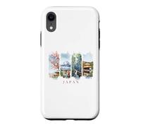 Japon Fleurs de Cerisier, pagodes et Fuji - Vacances Japon Coque pour iPhone XR