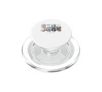 Japon Fleurs de Cerisier, pagodes et Fuji - Vacances Japon PopSockets PopGrip pour MagSafe