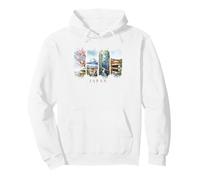 Japon Fleurs de Cerisier, pagodes et Fuji - Vacances Japon Sweat à Capuche