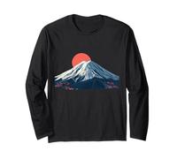 Japon Fuji Sakura Origami Mountain Idée Cadeau d'art Manche Longue