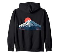 Japon Fuji Sakura Origami Mountain Idée Cadeau d'art Sweat à Capuche