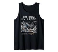 Japon Grande Vague Physique Hokusai Water Motion Maths Science Débardeur