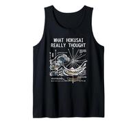 Japon Grande Vague Physique Hokusai Water Motion Maths Science Débardeur
