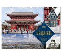 Japon - Impressions du pays du soleil levant (calendrier mural 2026 DIN A3 paysage) - Calendrier mensuel CALVENDO