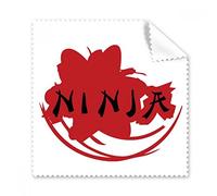 Japon Ninja Mots Sakura Silhouette Lunettes Chiffon Chiffon de Nettoyage Cadeau Nettoyant pour écran de téléphone 5 pcs
