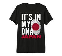 Japon Nippon C'est dans Mon ADN T-Shirt Haut de Gamme