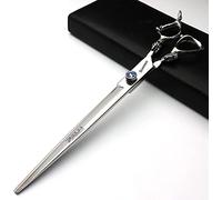 Japon Professional Import 440c coupe de cheveux ciseaux de coupe de cheveux en acier ciseaux de 6/7 / 7.5/8 / 9 pouces - ciseaux de coupe de cheveux spéciaux pour les coiffeurs (9 pouces plat)