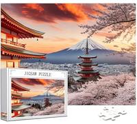 Japon Puzzle 2000 Pièces Adultes, Grand Bois Puzzle Mont Fuji Motif Désign, 100x70cm Jigsaw Bricolage Artisanat 14 Ans Activité Familiale avec Emballage Cadeau pour Decoration Murale Maison, Model263