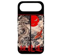 Japon rétro Dragon Vaporwave en 80' 90's Aesthetic Harajuku Coque pour iPhone Air
