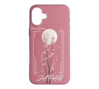 Japon Sakura CERIER Fleur Moon Fleur Cool Streetwear Coque pour iPhone 16 Plus