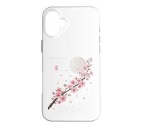 Japon Sakura Cerise Blossom Moon Night Streetwear Style Coque pour iPhone 16 Plus