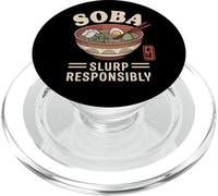Japon Slurp Responsibly Soba Nouilles Souvenir Otaku Japonais PopSockets PopGrip pour MagSafe