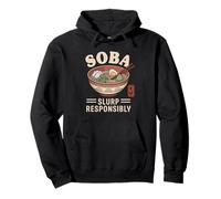 Japon Slurp Responsibly Soba Nouilles Souvenir Otaku Japonais Sweat à Capuche