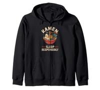 Japon Slurp Responsibly Soba Nouilles Souvenir Otaku Japonais Sweat à Capuche