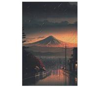 Japon Style 1000 Pièces Puzzle en Bois pour Adultes Enfants, Puzzles Impossible, Jeu D'adresse pour Toute La Famille, (78×53cm)