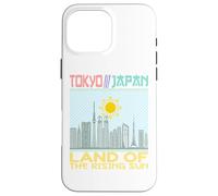 Japon Tokyo Skyline Cityscape with Japanese Art Culture Tee Coque pour iPhone 16 Pro Max