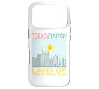 Japon Tokyo Skyline Cityscape with Japanese Art Culture Tee Coque pour iPhone 17 Pro