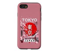 Japon Tokyo Tower Sakura CERIER Fleurs Fuji Neige Coque pour iPhone SE (2020) / 7/8
