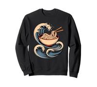 Japon Vagues Udon Bol Nourriture Japonaise Nouilles Sweatshirt