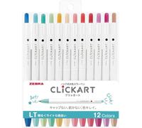 Japon Zebra Clickart Wyss22-12clt Lot De 12 Stylos À Encre À Base D'eau Japan Import