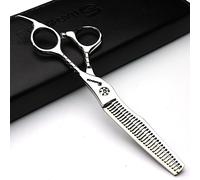 Japonais 440c Hair Studio coiffeur coiffeur Styling pro toolset Fashion 6 'ciseaux de coupe de cheveux et ciseaux efficaces(Ciseaux minces de 6 pouces-A)