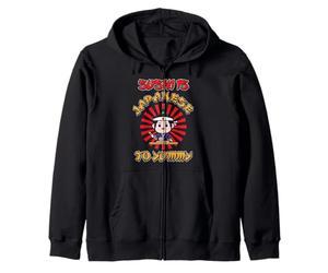 Japonais à délicieux Wasabi Sashimi Diner Oriental Daikon Nori Sweat à Capuche