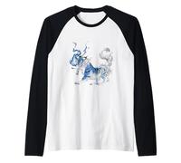 Japonais Aesthetic Tiger Tokyo Japon Manga Anime Asiatique 80's Manche Raglan