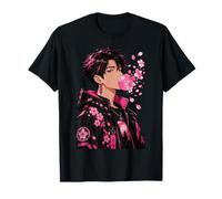 Japonais Bubble Gum Anime Cartoon Sakura Cherry Blossoms T-Shirt