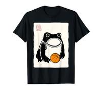 Japonais Grognon Grenouille Joueur de Basket-Ball drôle T-Shirt