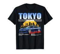Japonais JDM Tokyo Hashiriya Street Racing City Skyline T-Shirt