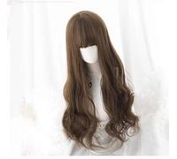Japonais Mori fille Harajuku doux Lolita bouclés ondulés longs cheveux synthétiques princesse perruque 68 cm Halloween Cosplay Costume perruques comme image