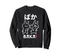 Japonais pour fan d'anime et de manga Baka Gifle de lapin Sweatshirt