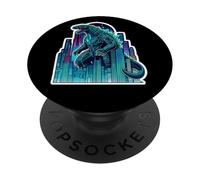 Japonais Steampunk Monster Lizard Robot Anime Manga Japon PopSockets PopGrip Adhésif
