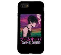 Japonais Vaporwave Game Over Sad Anime Eboy Streetwear Manga Coque pour iPhone SE (2020) / 7/8