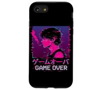 Japonais Vaporwave Sad Anime Boy Game Over Streetwear Otaku Coque pour iPhone SE (2020) / 7/8