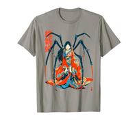 Japonais Vintage Demon Jorogumo Spider Woman Yokai Horror T-Shirt