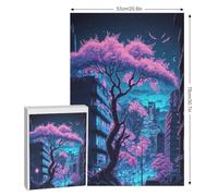 Japonese Cerise Blossoms - Puzzle en Bois Adulte 1000 P - Challenge Puzzles - Adultes Et EnfFourmis À Partir De 12 Ans 78×53cm