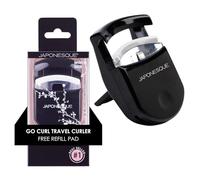 JAPONESQUE Recourbe-cils de Voyage - Recourbe-cils en Plastique pour le Maquillage de Voyage - Livré avec un Coussinet de Remplacement pour les Cils
